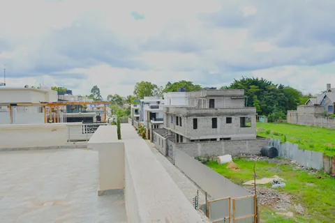 Roof-terrace view over Crimson Bay and the surrounding Ruiru neighbourhood